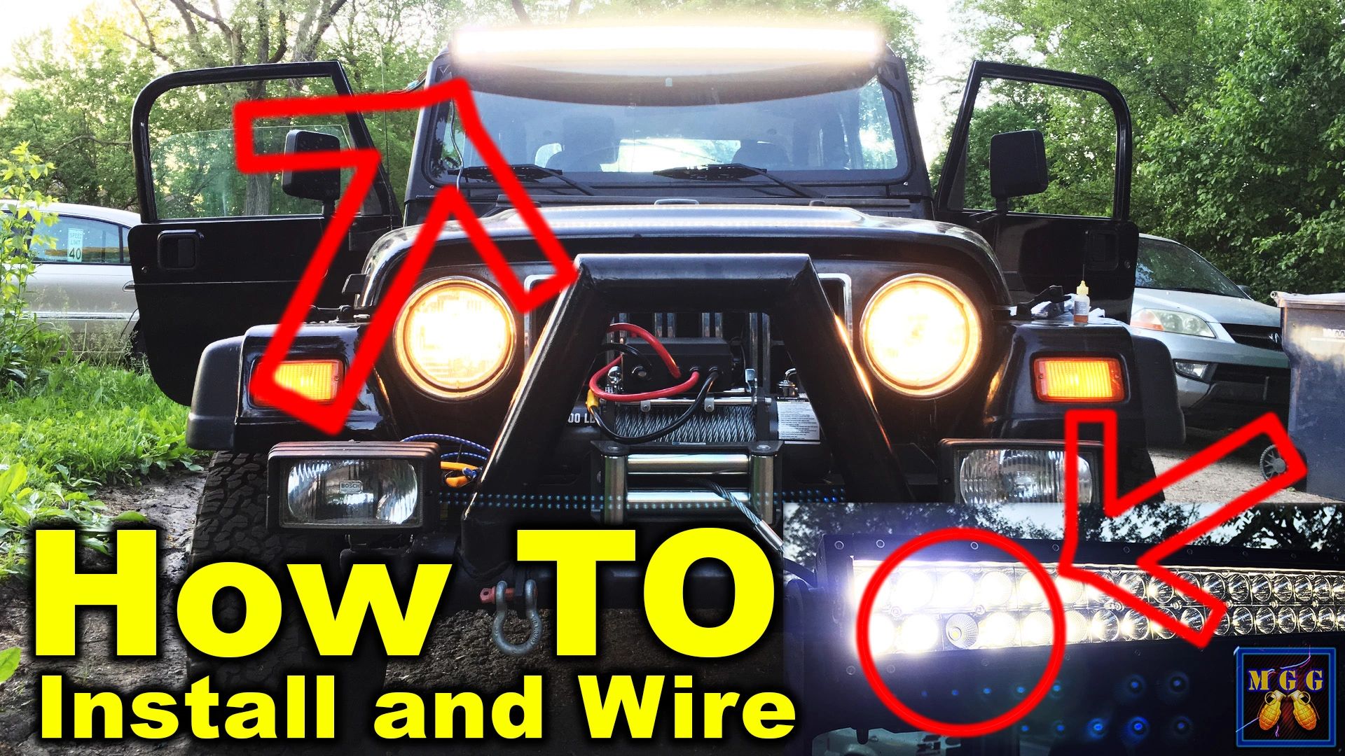 DIY how to jeep lighting
